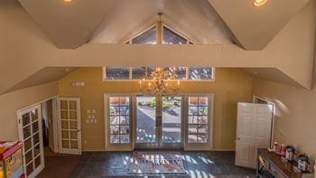 Arboretum clubhouse with coffeer station